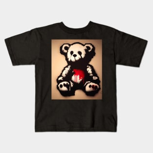 GRAFFITI BEAR Kids T-Shirt